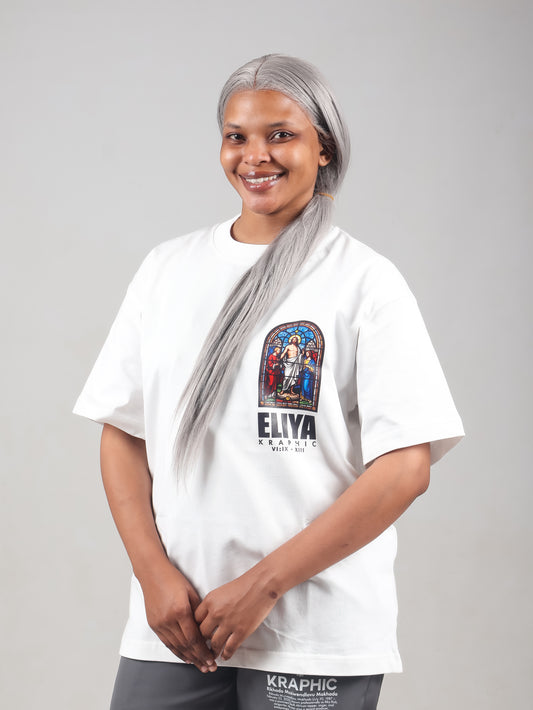 KRAPHIC UNISEX ELIYA VI:IX-XIII Oversized Fit Premium Cotton Tee