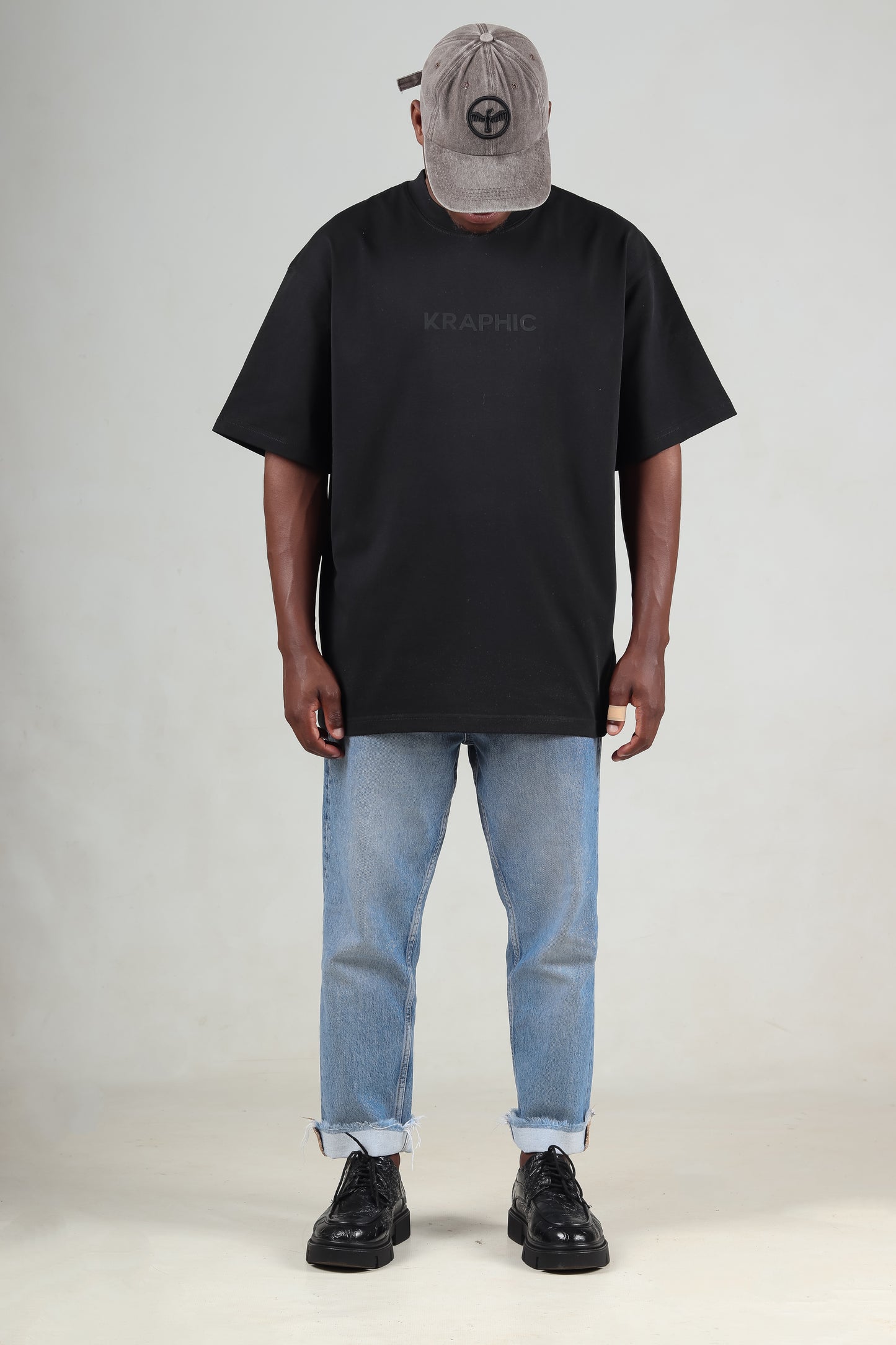 KRAPHIC UNISEX JESO Oversized Premium Cotton T-Shirt