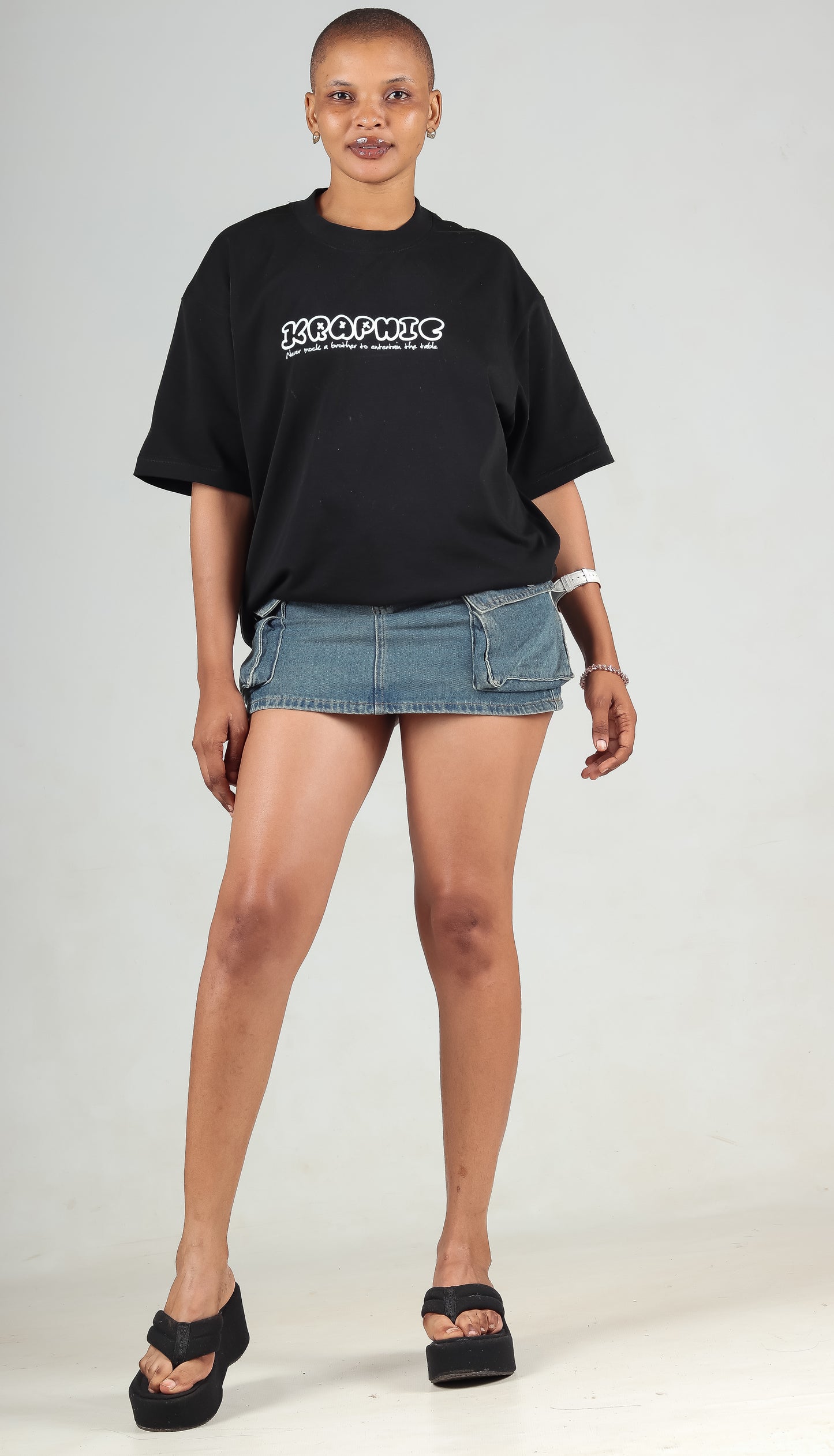 KRAPHIC UNISEX BROTHERS Heavyweight Oversized T-Shirt