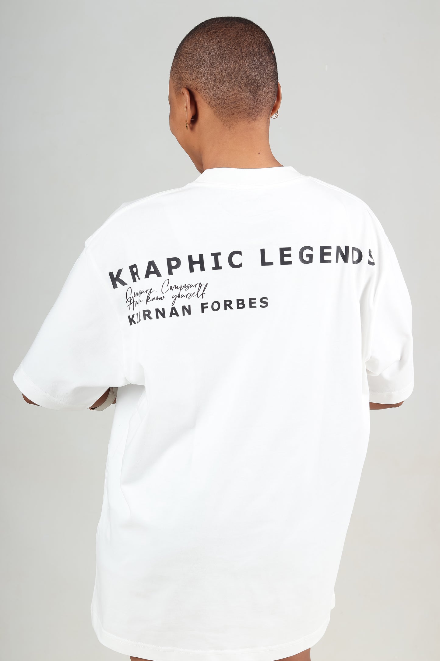 KRAPHIC UNISEX COMPOSURE Premium Oversized Fit cotton T-Shirt
