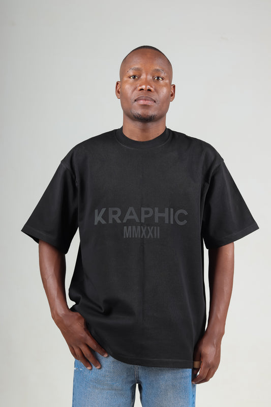 KRAPHIC UNISEX ESSENTIAL Oversized Fit Heavyweight Premium Cotton T-Shirt