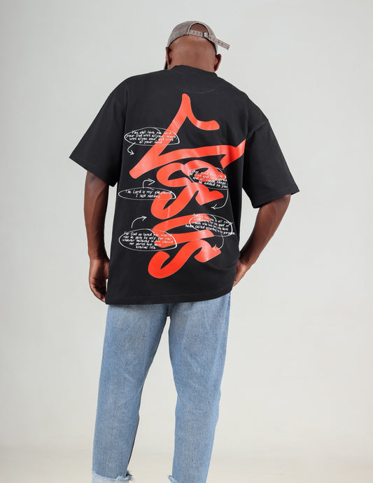 KRAPHIC UNISEX JESO Oversized Premium Cotton T-Shirt