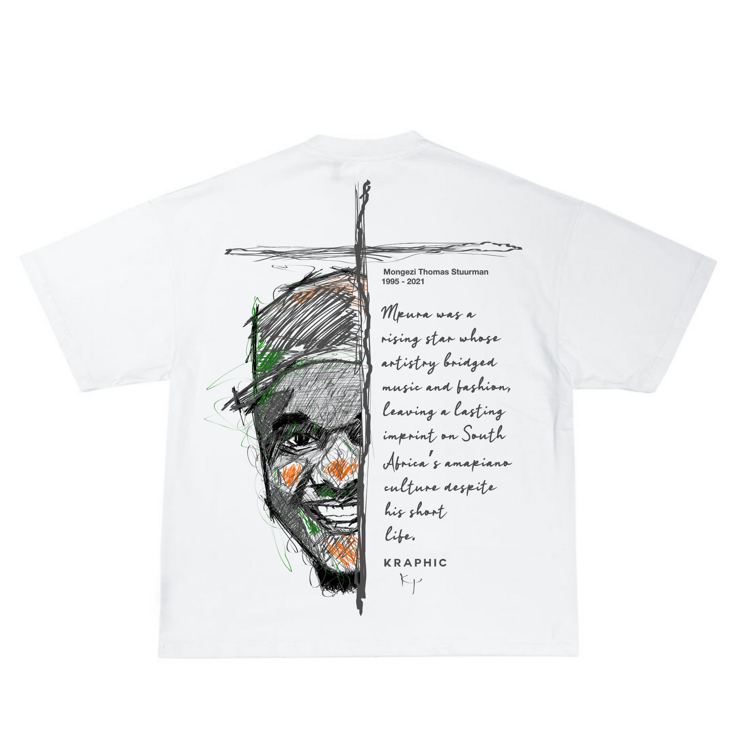 KRAPHIC UNISEX UNFORGETTABLE MPURA Premium Oversized Streetwear T-Shirt